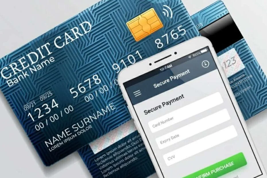 Digital banner with the phrase ‘The Hidden Formula for Rapid Credit Card Approvals’ and visuals of credit cards, speed effects, and a futuristic background.