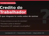 Crédito do Trabalhador, Consignado Privado